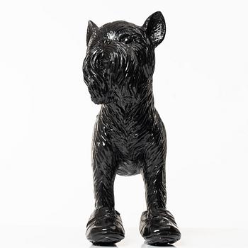 William Sweetlove, "Cloned Griffon Bruxellois with pet bottle" (Black).