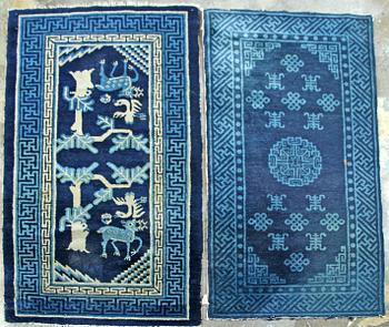 MATTOR, 2 st, Kina, Baotou, semiantika. 130 x 70 resp 125 x 62.