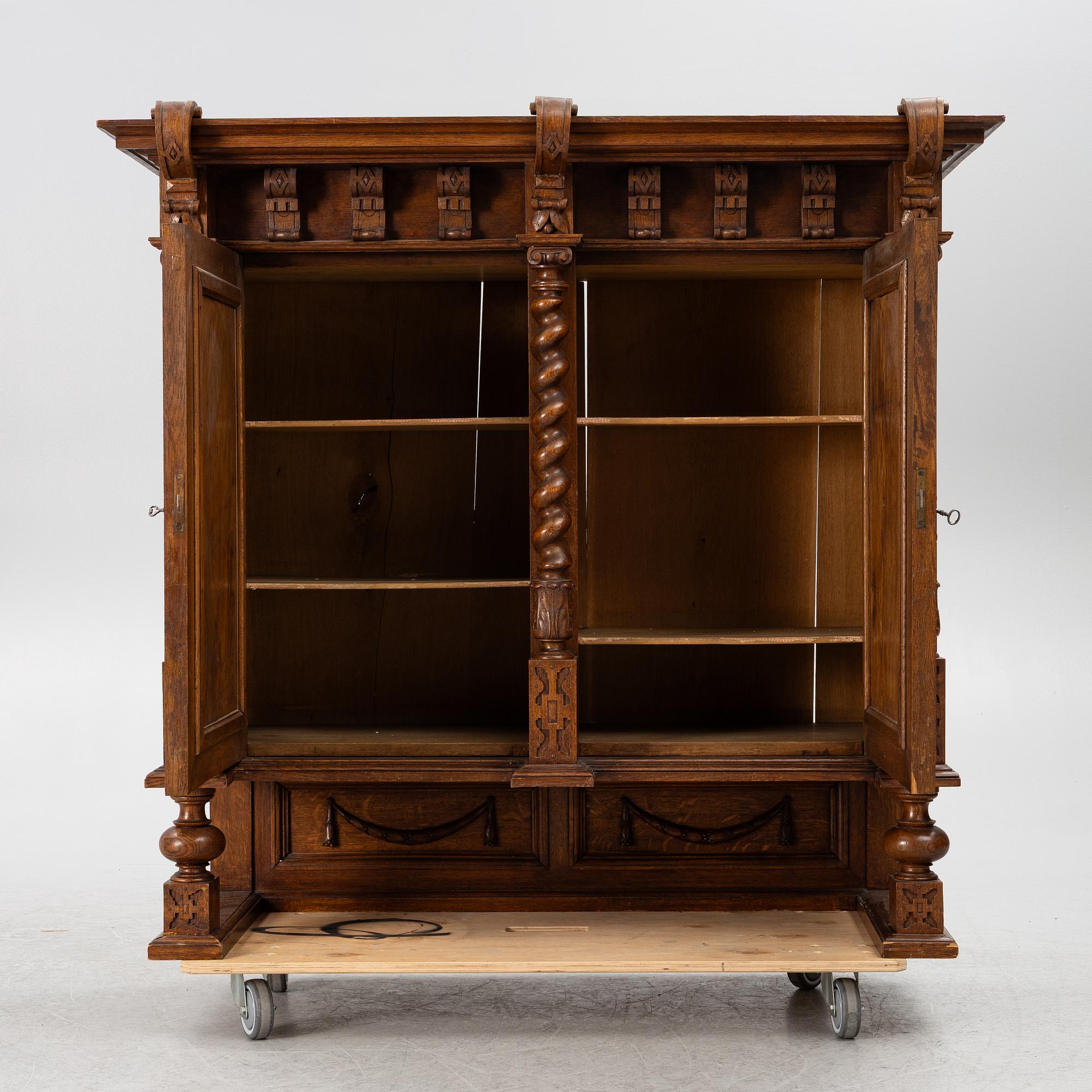 A cabinet, neo-Renaissance, circa 1900.