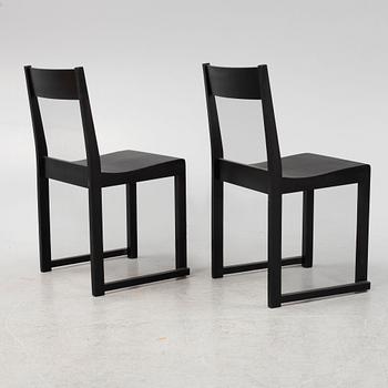 Sven Markelius, a set of six chairs, mid 20th Century.