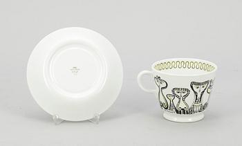 TEKOPP, porslin, Birger Kaipainen, Arabia, Finland, 1900-talets mitt.