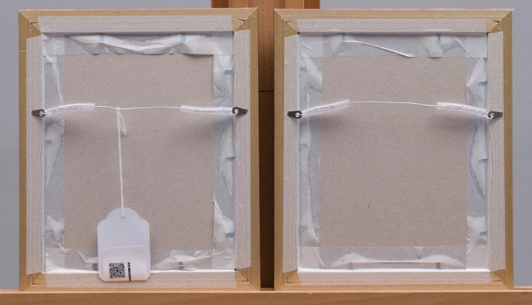 KONSTVYKORT, 5 st, efter Tove Jansson, fyra st med synlig signering i trycket, Taidekorttikeskus 1940-tal.