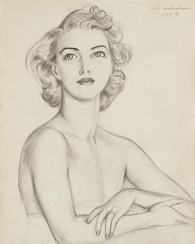 NILS VON DARDEL, pencil on paper, signed Dardel and dated 1938.