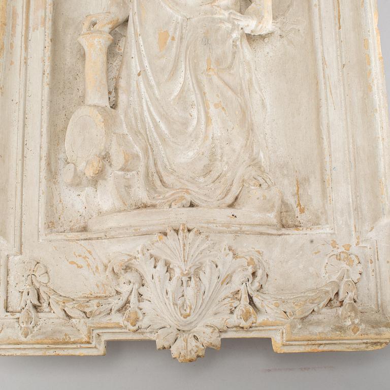 DECOR-ELEMENT, plaster, 18th Century.