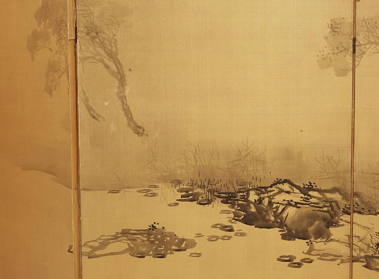 VIKSKÄRMAR, ett par, Japan, 1900-talets andra hälft.