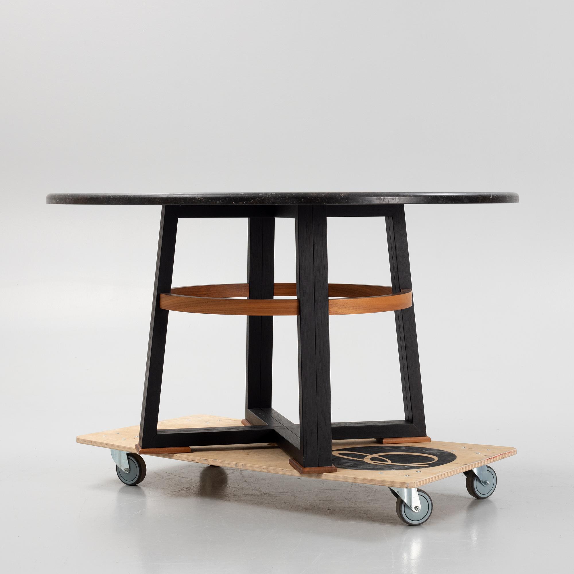 Attila Suta, dining table, own workshop, Stockholm.