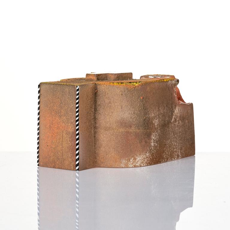 Bertil Vallien, a unique sand cast glass sculpture, Kosta Boda, Sweden.
