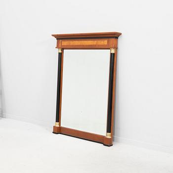 Empire-style mirror and console table, second half of the 20th century.