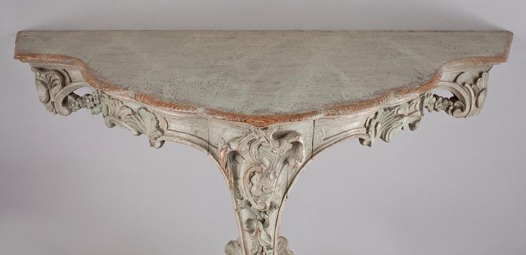 KONSOLBORD, rokoko, 1700-tal.