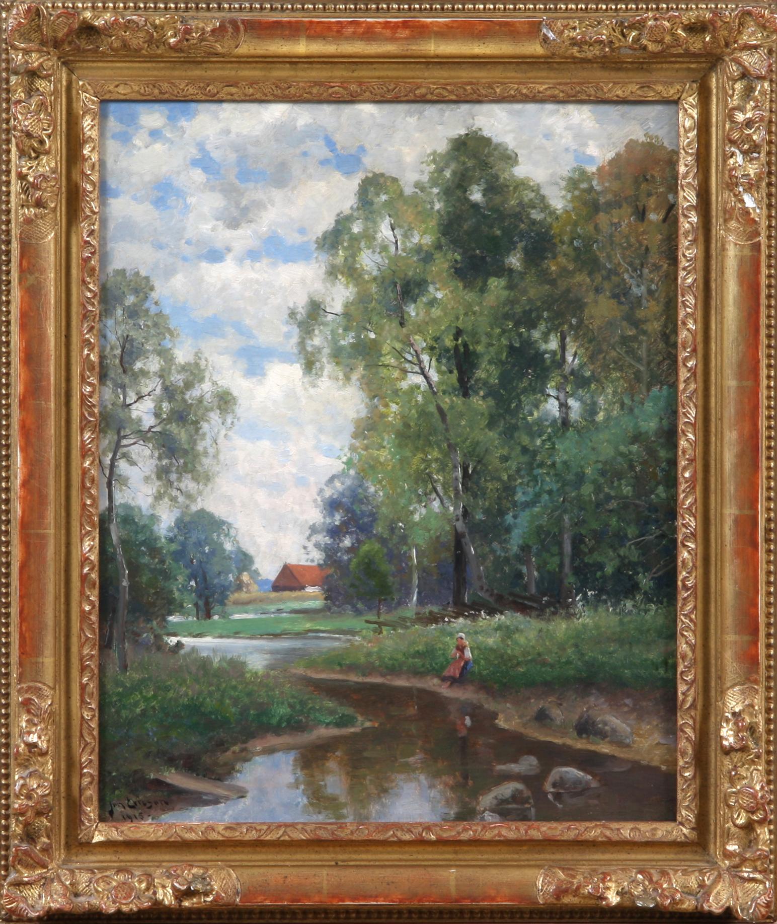 JOHAN ERICSON, olja på duk, sign.