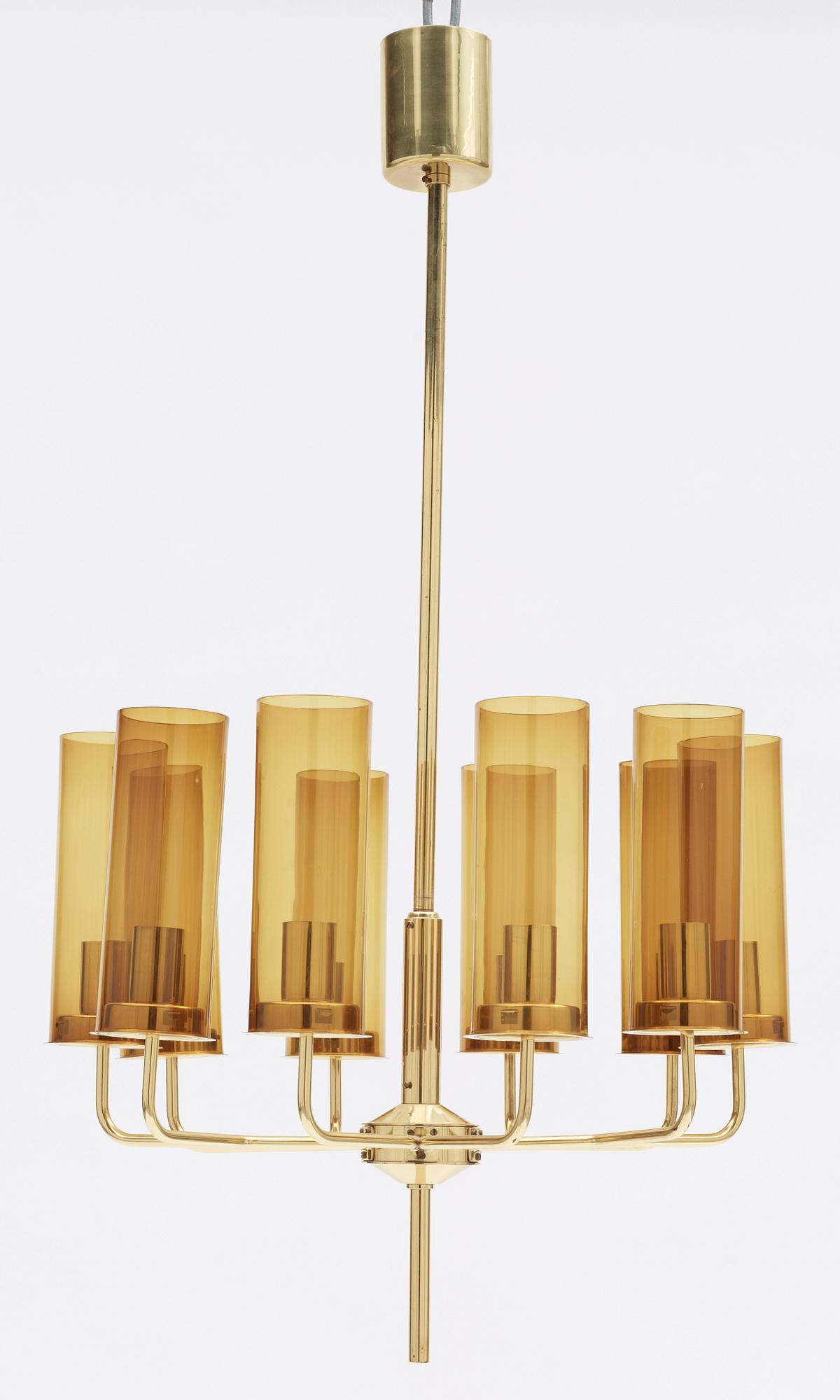 TAKKRONA, mässing, Hans Agne Jakobsson, Markaryd, 1900-talets andra hälft, h ca 100.