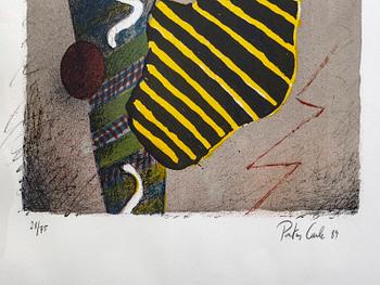 Pontus Carle, lithograph in colours signd dated and numbered 84 28/75.