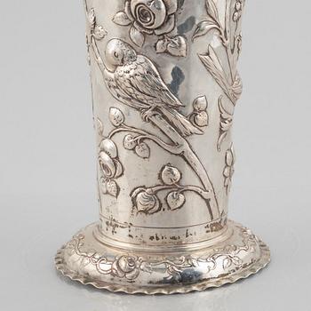 Cup, low-grade silver, Germany circa 1900.