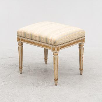 Stool, Gustavian, second half of the 18th century.
