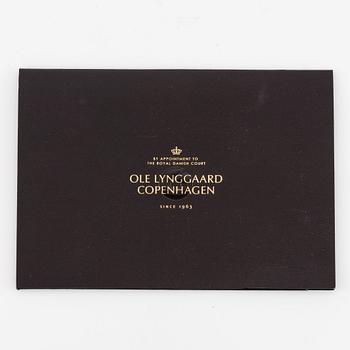 Ole Lynggaard, ring, "Lotus", silver, with cabochon-cut grey moonstone.