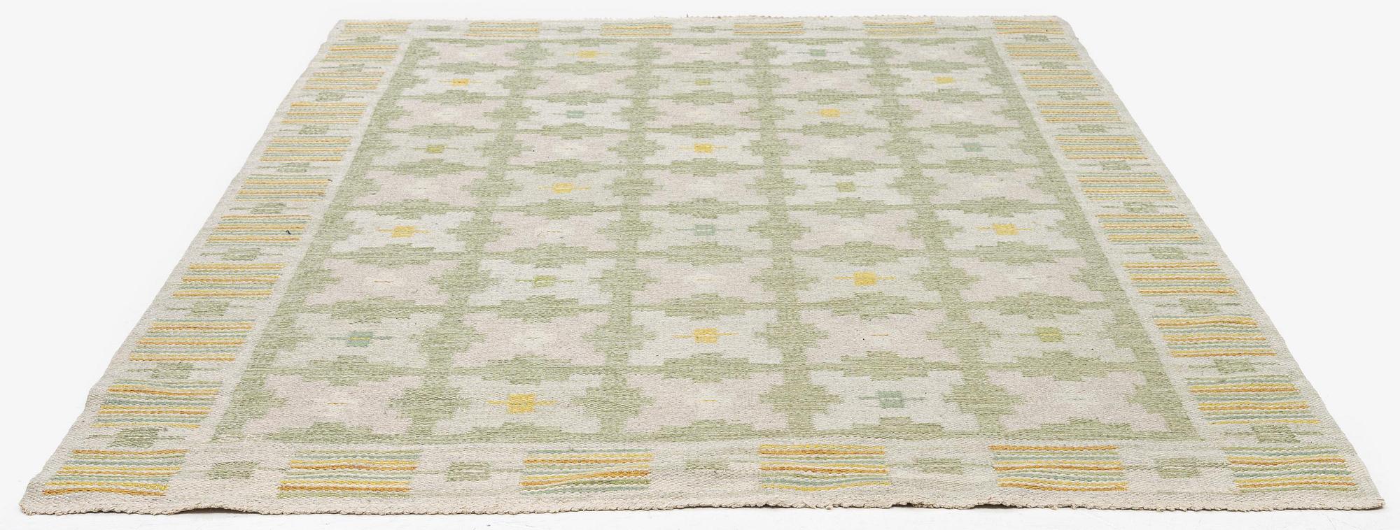 Svea Norén, a tapestry weave carpet, signed SN, c. 245 x 169 cm.