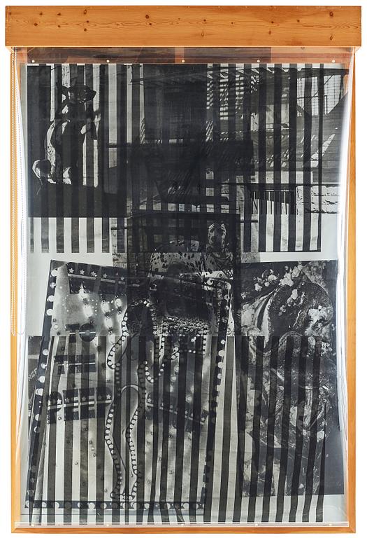 Robert Rauschenberg, "Sling-Shots lit #8, Black State".