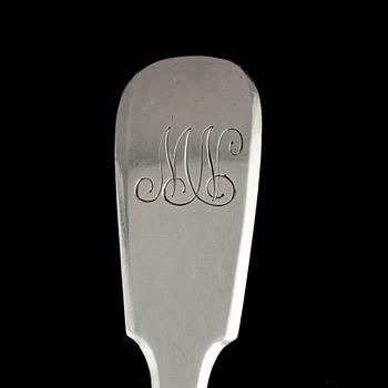 MATGAFFLAR,  12 st, silver, Mathias Kilpeläinen,  St Petersburg, Ryssland, 1879. Vikt 840 g.