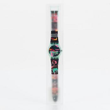 Swatch, Rush for Heaven, wristwatch 34 mm.