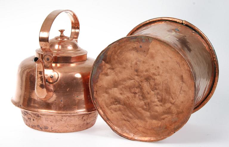 PARTI KOPPAR, 4 delar, 1800-tal.