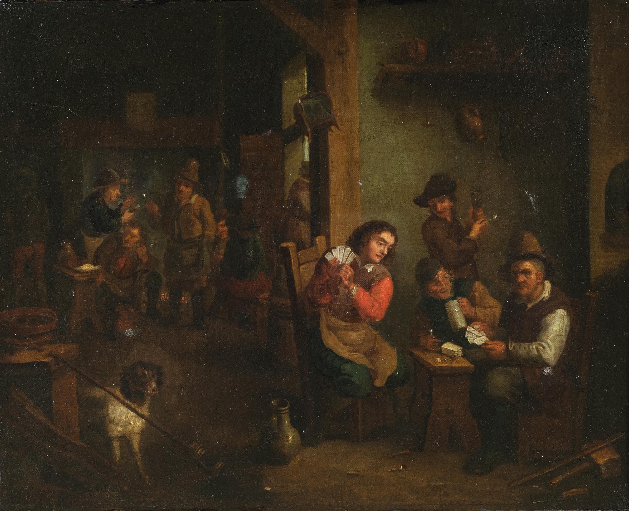 Thomas van Apshoven, follower of, The Inn Scene with a Card-Playing Company.