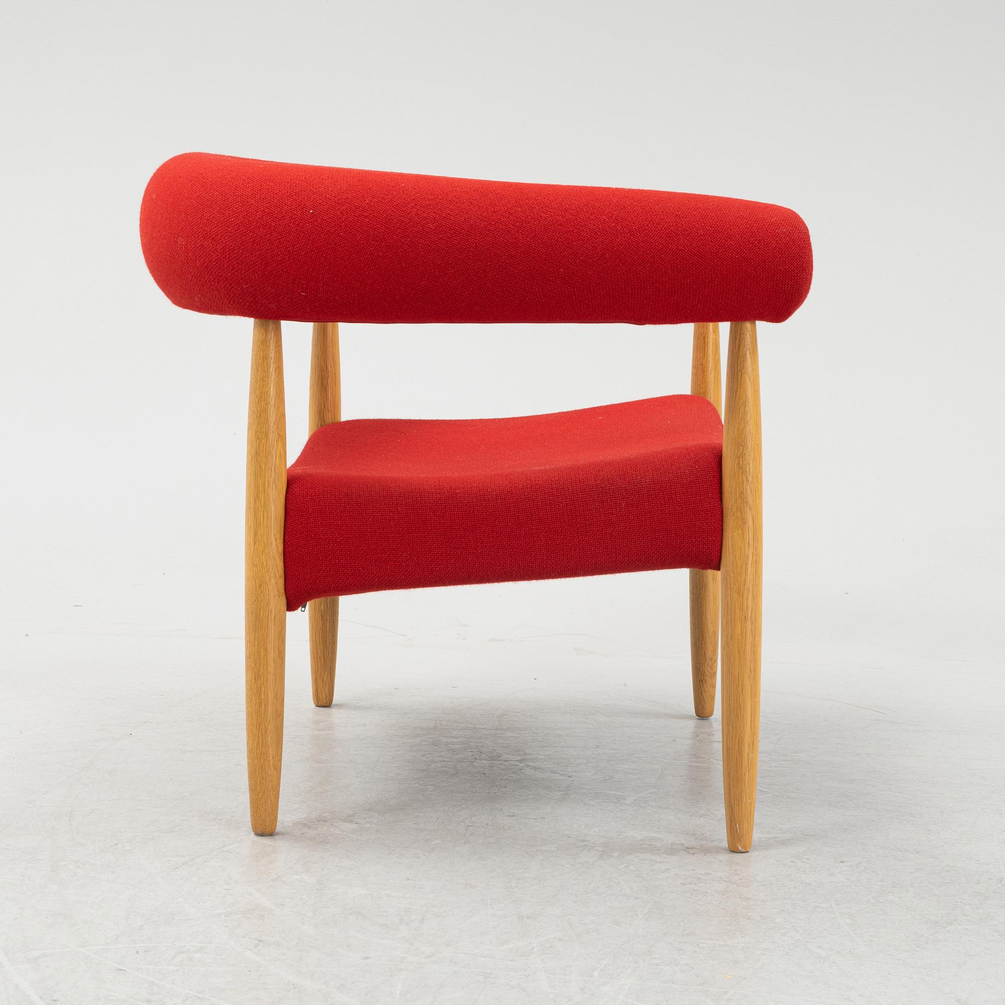 Nanna Ditzel, a 'Ring Chair' easy chair, Getama, Denmark.