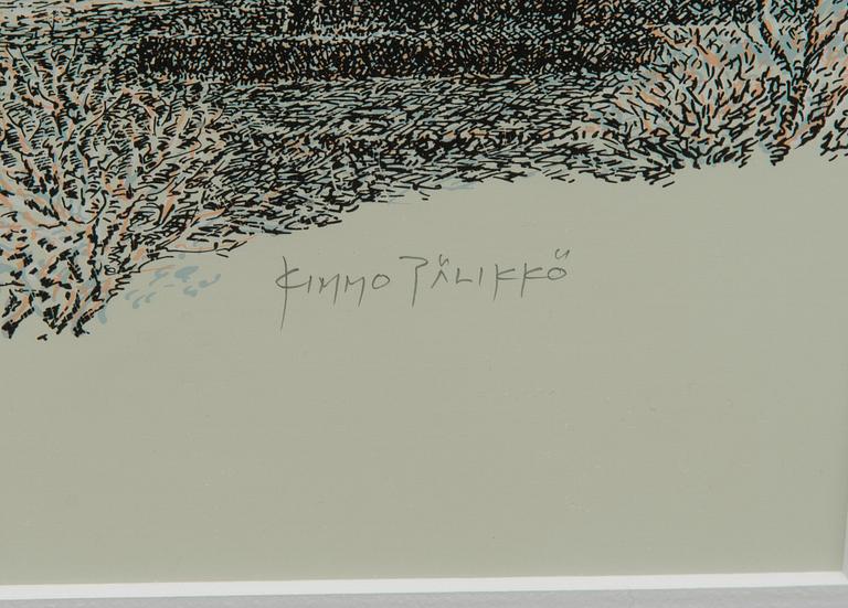 KIMMO PÄLIKKÖ, serigrafi, 2 st, signerade.