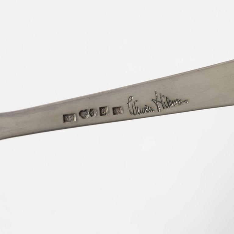 Wiwen Nilsson, serveringsspade, silver, Anders Nilsson, Lund 1961.