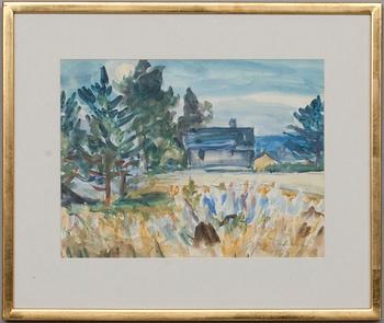 YRJÖ SAARINEN, akvarell, signerad och daterad 1936.