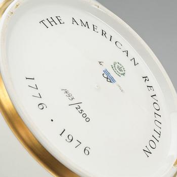SKÅL, porslin, Amerikanska frihetsskriget, Royal Copenhagen. Numrerad 1493/2000.