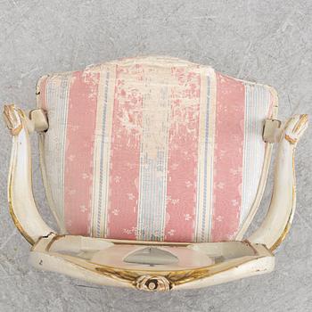 Karmstol, Stockholmsarbete, sent 1700-tal, Gustaviansk.