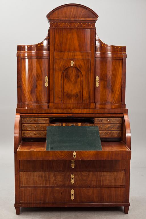 RULLKLAFFSEKRETÄR, empire. Danmark, 1800-talets första hälft.