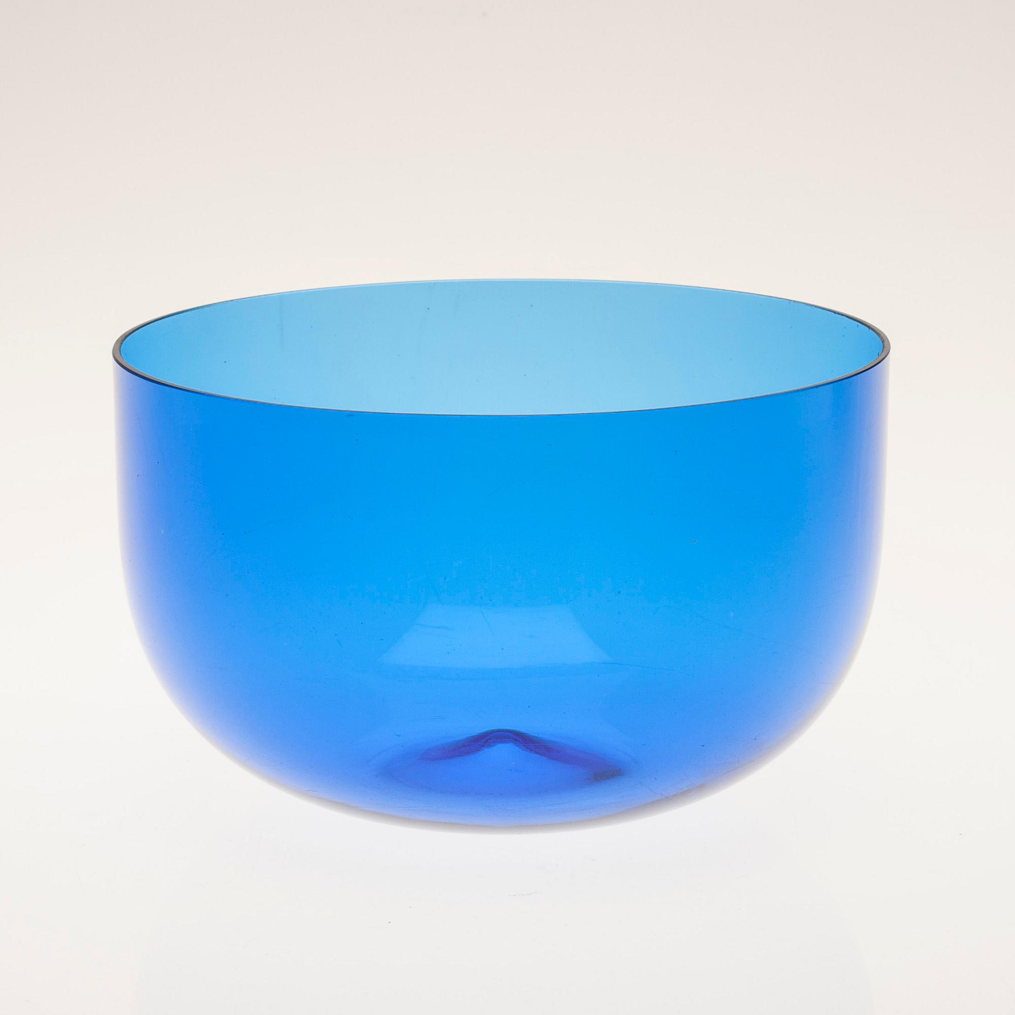 SKÅL, glas, signerad Timo Sarpaneva, numrerad, 1960-luku.