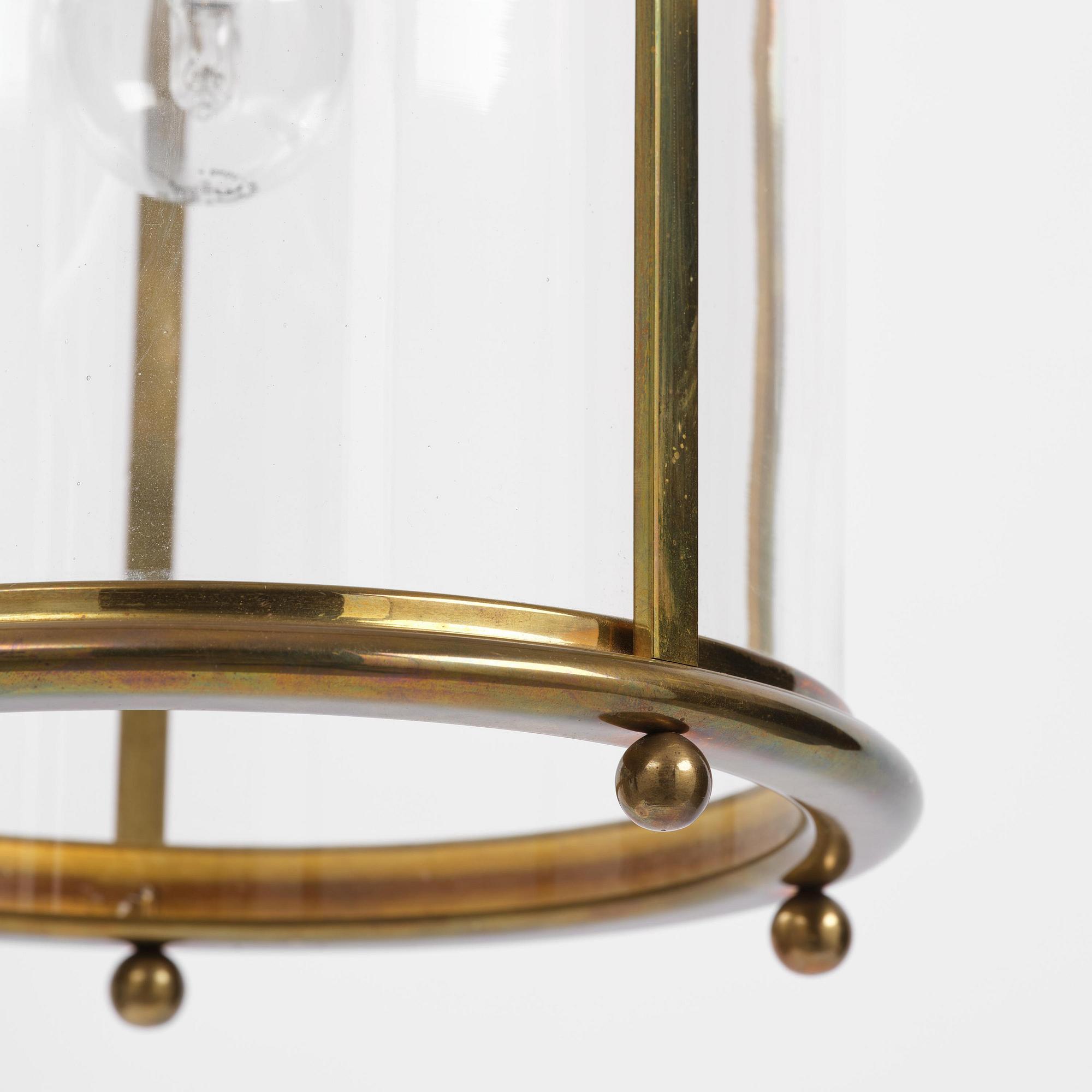 Harald Notini, a ceiling lamp model "6051", Arvid Böhlmarks Lampfabrik, Stockholm, 1920s-30s.