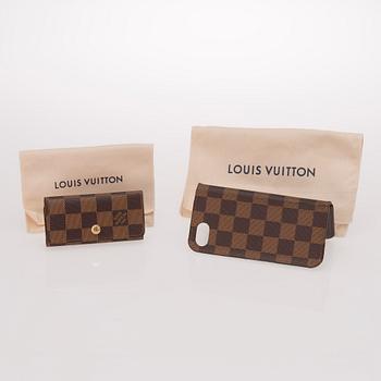LOUIS VUITTON, iPhone FODRAL samt NYCKELFODRAL.