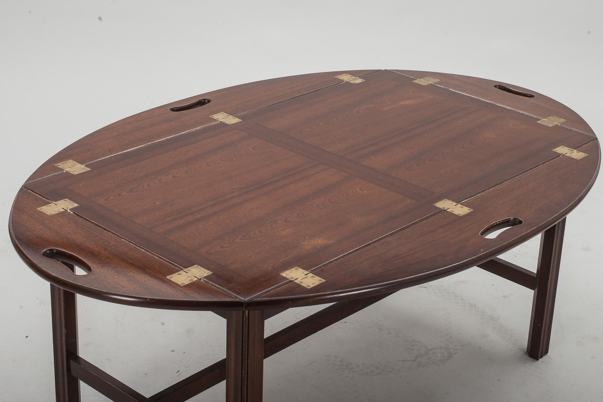 SOFFBORD, sk Butlers Tray, England, 1900-talets mitt/andra hälft.