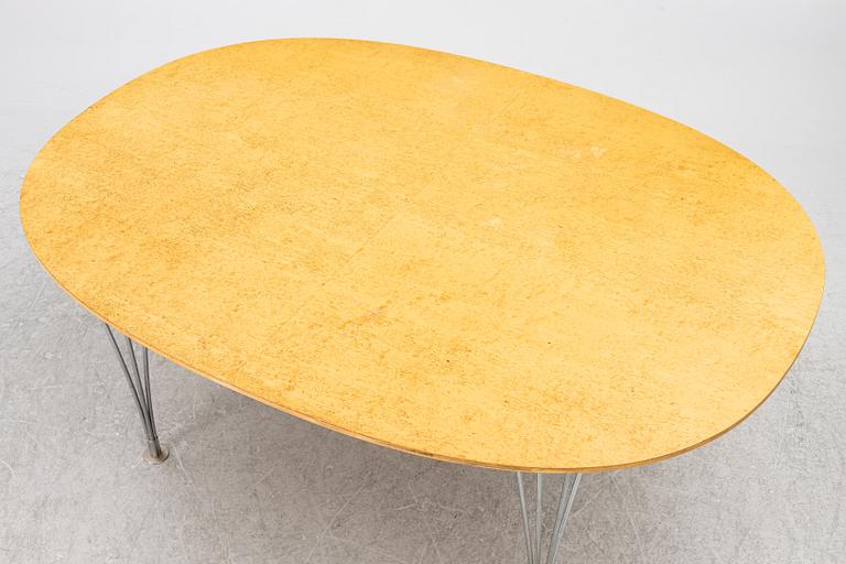 Bruno Mathsson & Piet Hein, dining table, "Superellipse", Fritz Hansen.