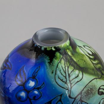 Eva Englund, a graal glass vase, Muraya 1991.