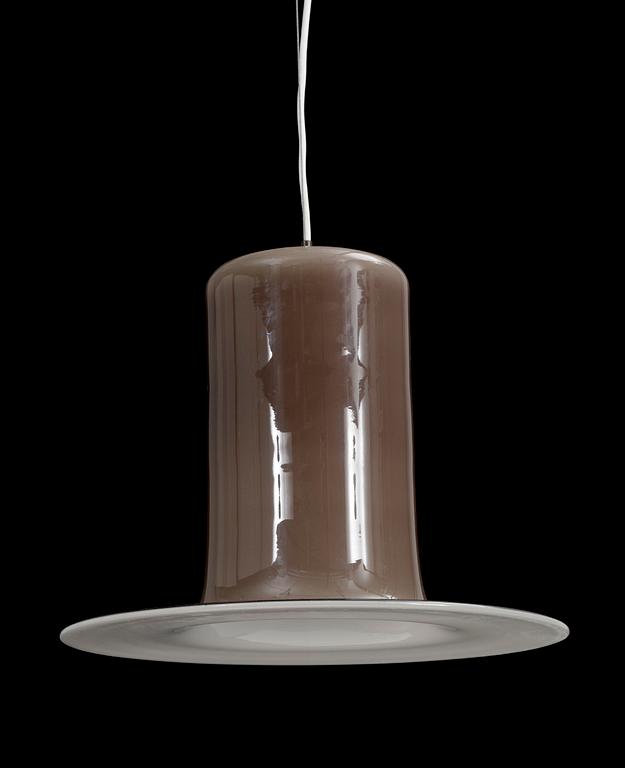 TAKLAMPA, glas, Gino Vistosi, Murano, Italien 1960-tal.