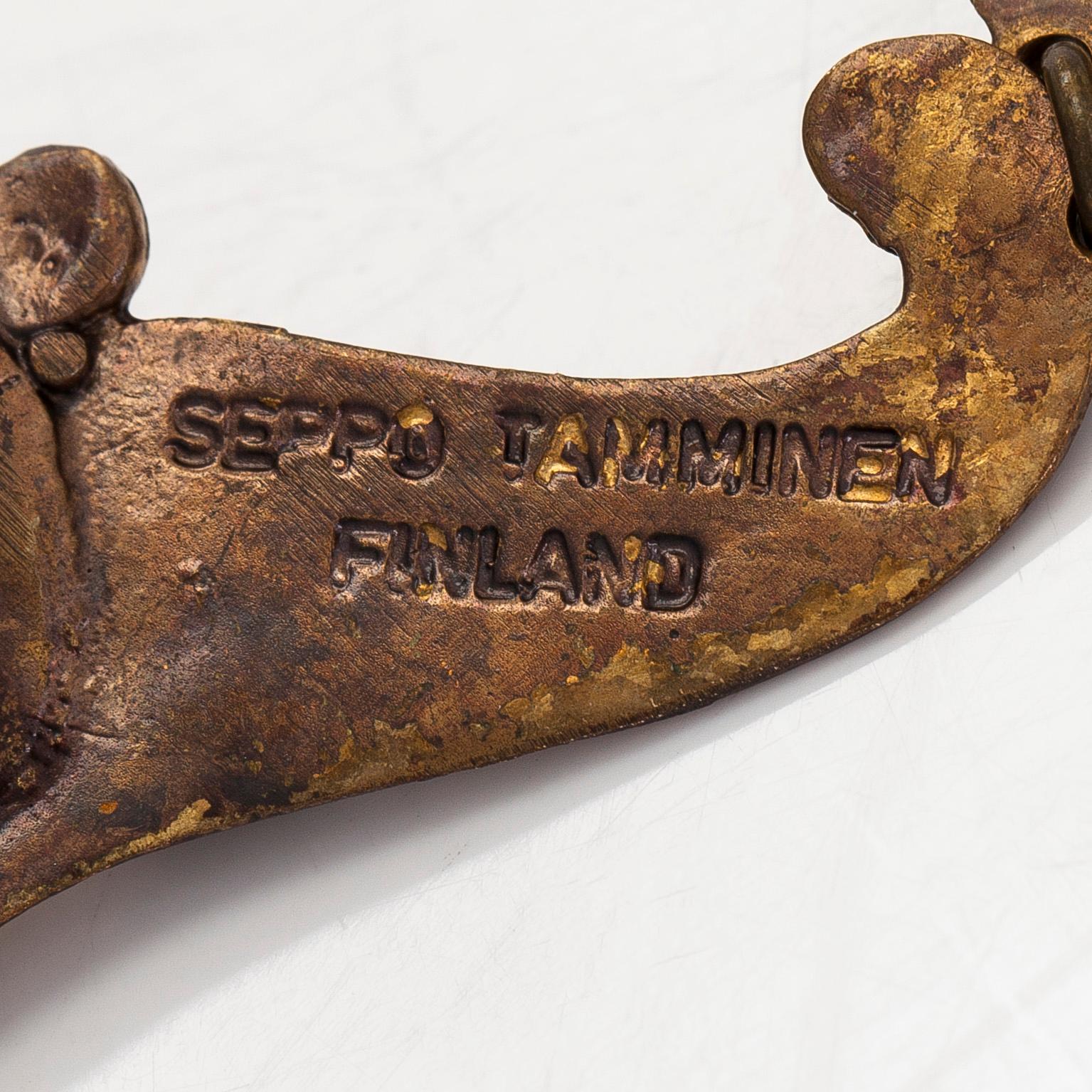 Seppo Tamminen, halssmycken, 3 st, brons,