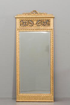 SPEGEL MED KONSOLBORD, gustaviansk stil, 1900-talets första hälft.