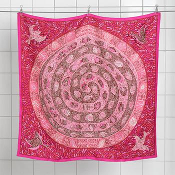 SCARF, "La Légende du Posisson Corail", Hermès.