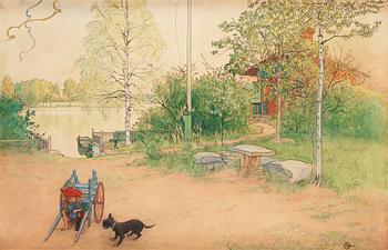 371. Carl Larsson, "Vårafton".