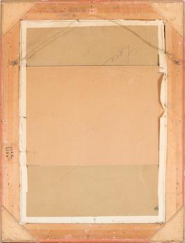 WILLIAM PAPE, olja på pannå, signerad Wilh. Pape och daterad 1915.