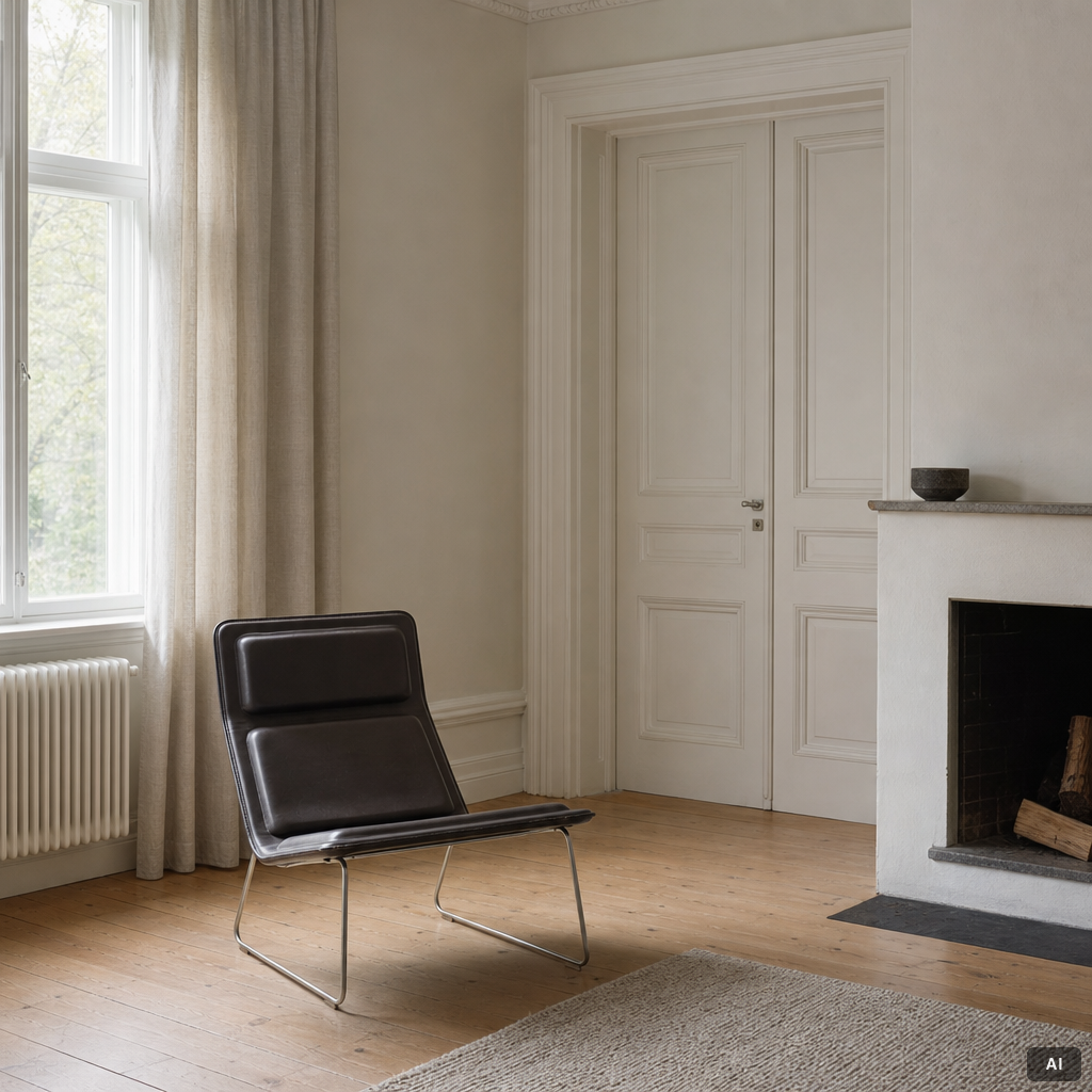 Jasper Morrison, A pair of "Low and Pad" armchairs, Cappelini, Italy.