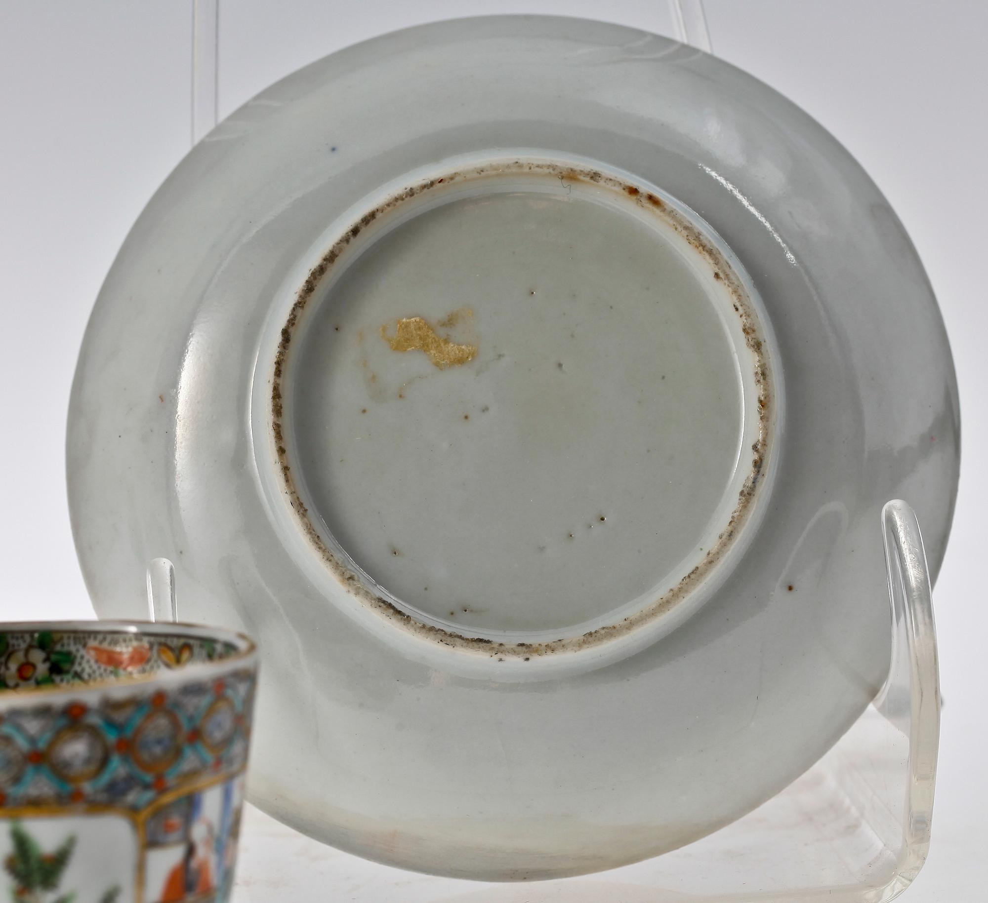 PARTI PORSLIN, 6 delar, Kina, 1700-1800-tal.