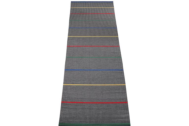 Gunilla Lagerhem Ullberg, an "arkad" flat weave runner carpet, c. 596 x 88 cm.