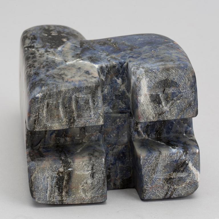 POUL ISBAK, a set of two signed and dated sculptures.