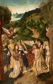 367. Dieric Bouts Follower of, Expulsion from the paradise.