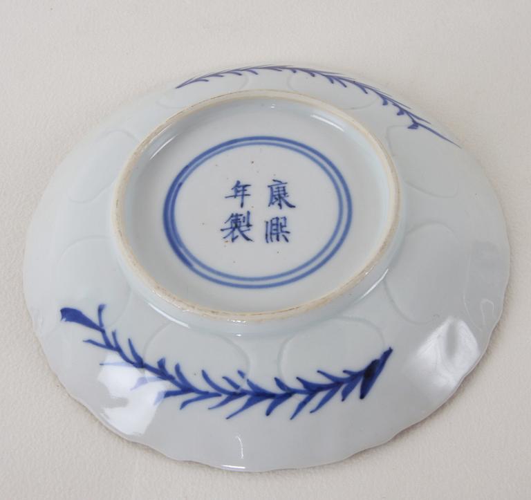PARTI PORSLIN, 7 delar, porslin, Kina 17/1800-tal.